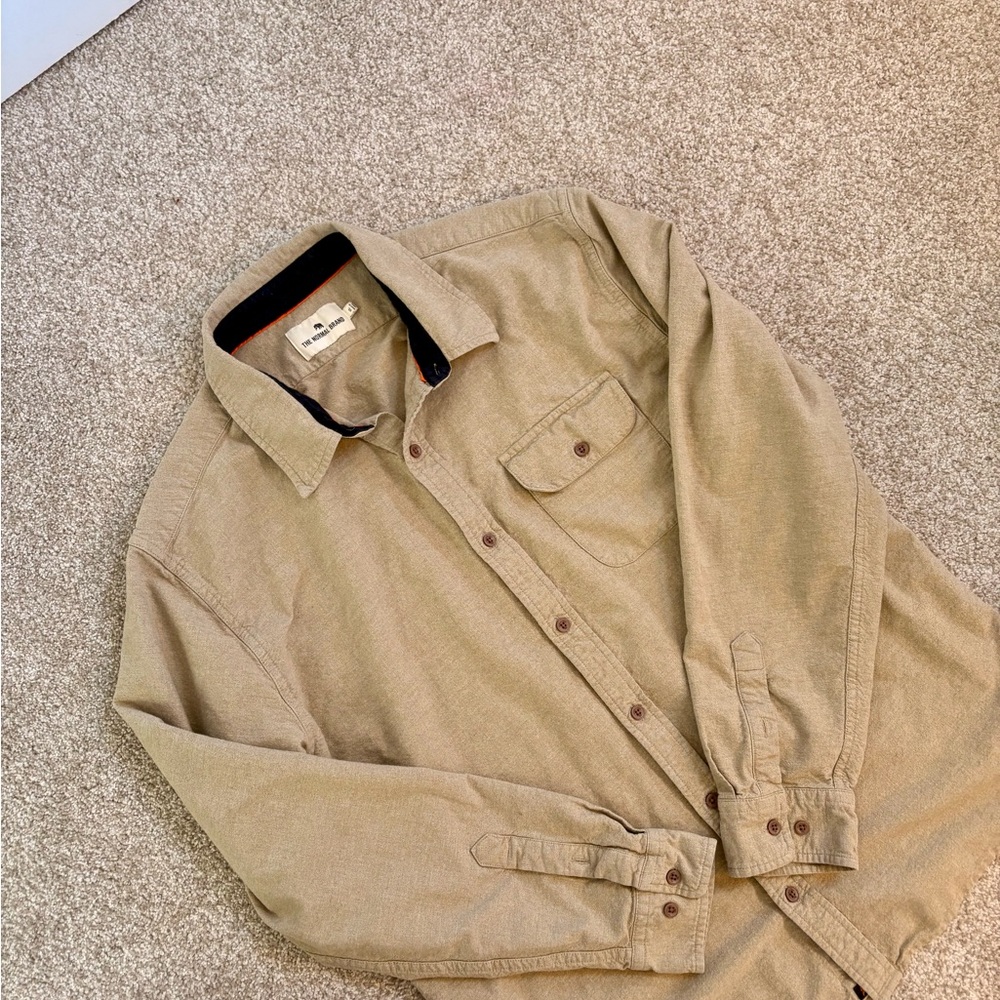 The Normal Brand Men's Casual Button Down Shirt - 100% Cotton